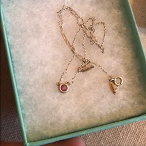 Pink Sapphire Tiffany and Co necklace RARE SIZE